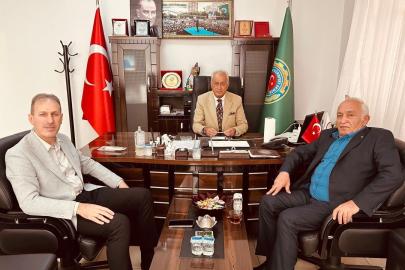 STSO Başkan Vekili Çalapkulu, Ziraat Odası Başkanı Günbat ile bir araya geldi