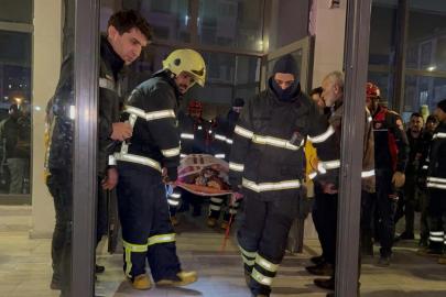 Su baskını nedeniyle bodrumda mahsur kalan engelli vatandaş kurtarıldı