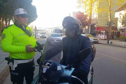 Tekirdağ’da trafik denetimi: 65 araç kontrol edildi