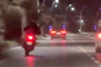 Terör estiren motosiklet sürücüsü yakalandı: 770 bin TL ceza