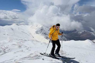 Tomarza’da yeni kayak rotası keşfedildi