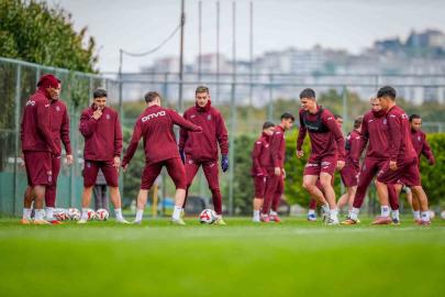 Trabzonspor, Göztepe maçı hazırlıklarını sürdürdü