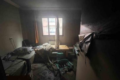 Turgutlu’da evini ateşe veren şahıs kalp krizinden hayatını kaybetti