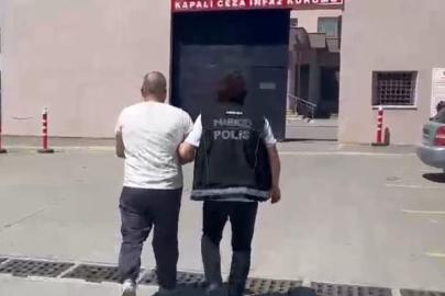 Yakalanmamak için sürekli yer değiştiren şüpheli, polise yakalandı