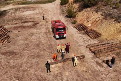 Yangın savaşçıları bölgenin en iyi ekibi olmak için yarışıyor