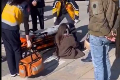 Yaya geçidinde kaza: 1 yaralı