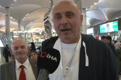 Yılın ilk hacı adayları İstanbul Havalimanı’ndan kutsal topraklara uğurlandı