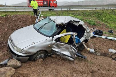 Yozgat’ta otomobil takla attı, 1 kişi hayatını kaybetti