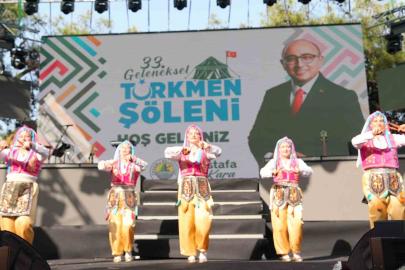 33. Geleneksel Türkmen Şöleni’ne binlerce kişi katıldı