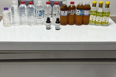 Akşehir’de sahte alkol operasyonu