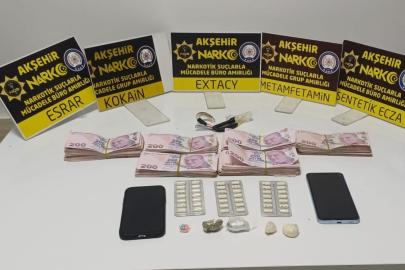 Akşehir’de uyuşturucu operasyonu: 1 tutuklama