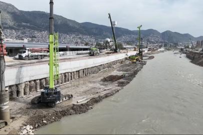 Asi Nehri ıslah ve taşkın önleme projesinde çalışmalar sürüyor