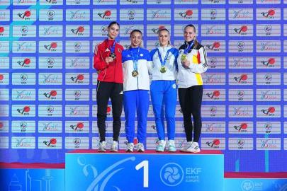 Avrupa Karate Şampiyonası’nda Zümra Rezzan İm, gümüş madalya kazandı