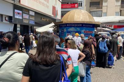 Aydın’da bayram öncesi Halk Ekmek yoğunluğu