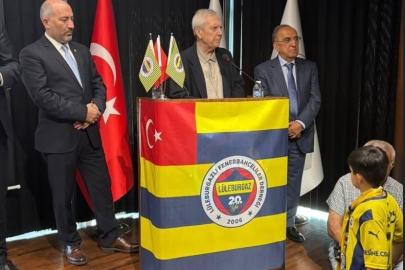 Aziz Yıldırım’a Lüleburgaz’da meşaleli karşılama
