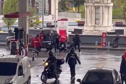 Başakşehir’de akaryakıt istasyonunda tekmeli yumruklu kavga