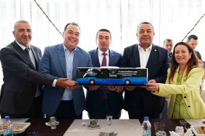 Başkan Dutlulu Saruhanlı’da toplu ulaşım esnafıyla buluştu