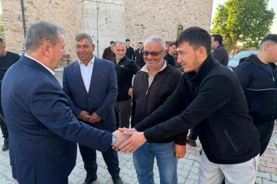 BBP Genel Başkanı Destici memleketinde vatandaşlarla bayramlaştı