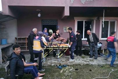 Benzinle soba yakmak isterken ölümden döndüler: 4 yaralı
