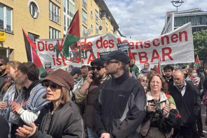 Berlin’de Nakba’nın 78. yıldönümü yürüyüşüne polisten sert müdahale: 15 gözaltı