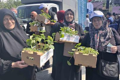 Beykoz’da 1 milyon 700 bin fide toprakla buluşuyor: "Üretmeye ve Beykoz’a değer katmaya devam edeceğiz"
