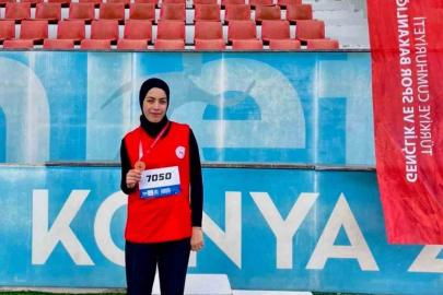 Bilecikli atletizm sporcusu Türkiye 3’üncüsü oldu