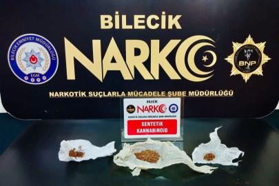 Bilecik’te uyuşturucu operasyonu: 1 şüpheli yakalandı