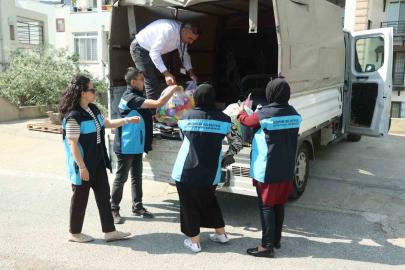 Bodrum’da çocuklara bayram öncesi oyuncak dağıtıldı