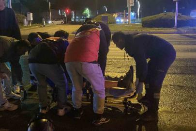 Bolu’da otomobil ile motosiklet çarpıştı: 1 yaralı