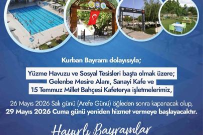 Buharkent Belediyesi’nden bayramda sosyal tesislerde geçici düzenleme
