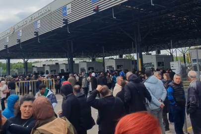 Bulgaristan sınırında EES yoğunluğu: Bekleme süresi 10 saati aştı