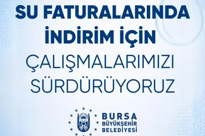 Bursa’da suya indirim geliyor