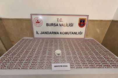 Bursa’da zehir tacirlerine darbe: Binlerce sentetik hap ele geçirildi