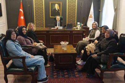 Çölyaklılar Edremit de Kaymakam Odabaş’ı ziyaret etti