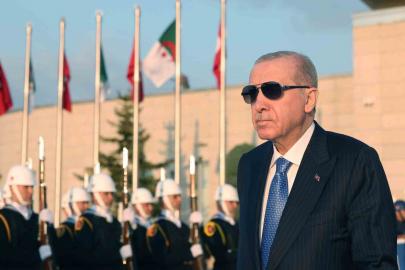 Cumhurbaşkanı Erdoğan, Cezayir Cumhurbaşkanı Tebbun’u karşıladı
