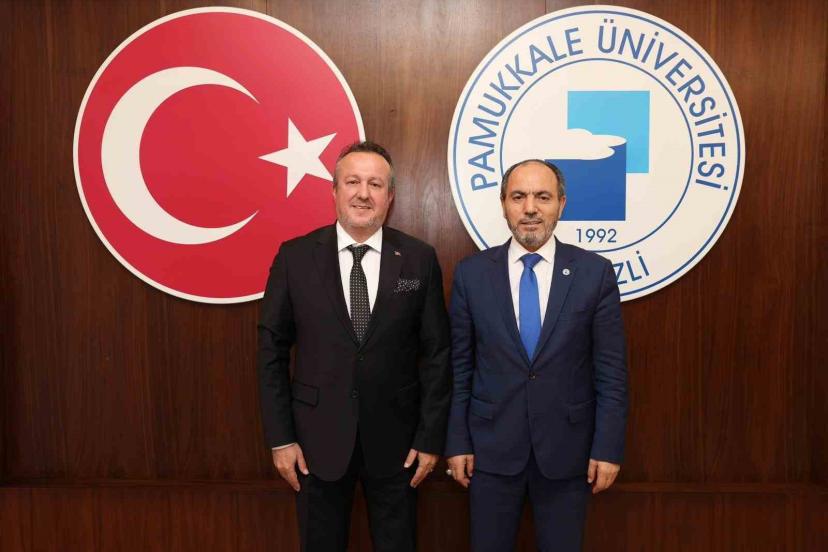 Denizli OSB Yönetimi, Rektör Mahmud Güngör’e ziyaret etti