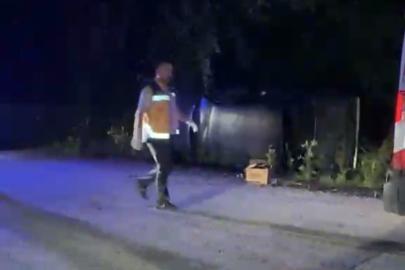Düzce’de otomobil yan yattı: 5 yaralı