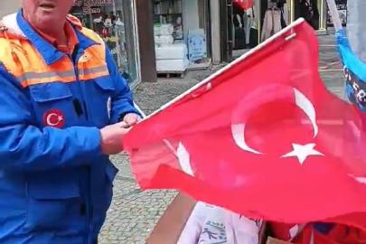 Edirne’de 1 Mayıs sonrası Türk bayraklarının çöpe atılmasına tepki