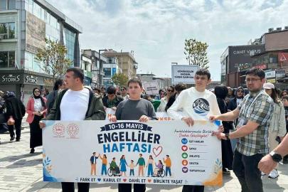Engelliler Haftası yürüyüş ile başladı