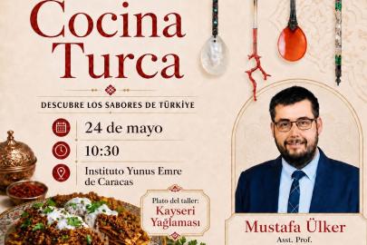ERÜ Dr. Öğr. Üyesi Ülker, Venezuela’da Kayseri mutfağını tanıtacak