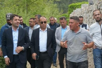 Feke’de Sokak Sağlıklaştırma Projesi yerinde incelendi