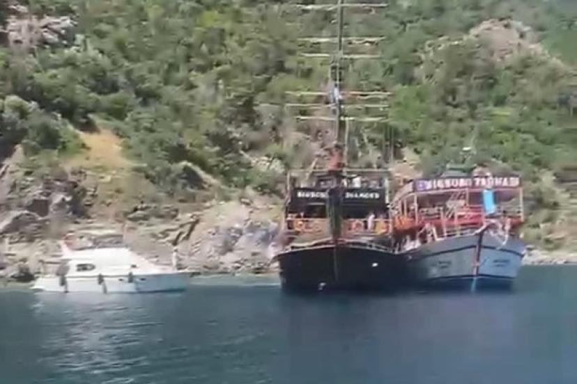 Gezi teknesindeki tahliye anına ait görüntüler ortaya çıktı