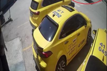 Görme engelli yayanın zor anları kamerada