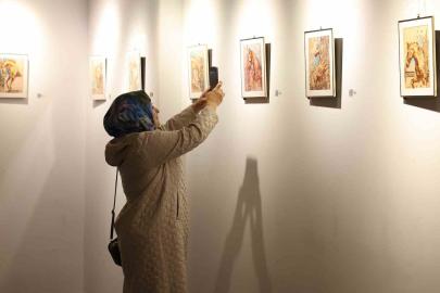 "Hat İzinde" sergisi Bağcılar’da sanatseverlerle buluştu