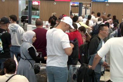 İstanbul Havalimanı’nda dönüş yoğunluğu başladı