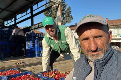 İznik’te mevsimin ilk karabodur kirazı hasadı başladı