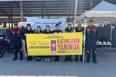 Jandarma’dan KADES ve kadına şiddet bilgilendirmesi yapıldı