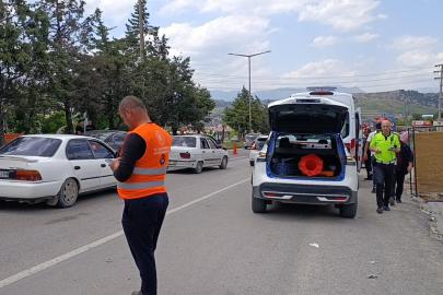 Kahramanmaraş’ta iki otomobil çarpıştı: 1 yaralı