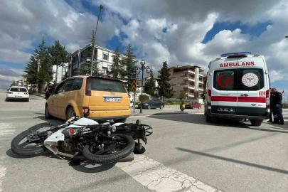 Karaman’da motosiklet kazası: 1 yaralı