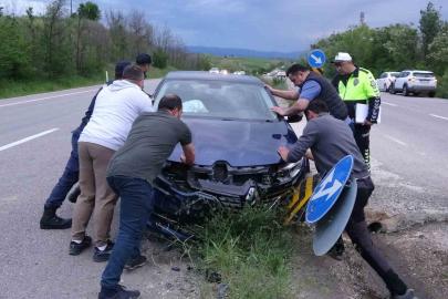 Kastamonu’da üç araç çarpıştı: 5 yaralı